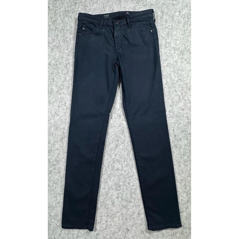 AG Adriano Goldschmied The Prima Jeans Womens 27 Dark‎ Wash Mid Rise Cigarette